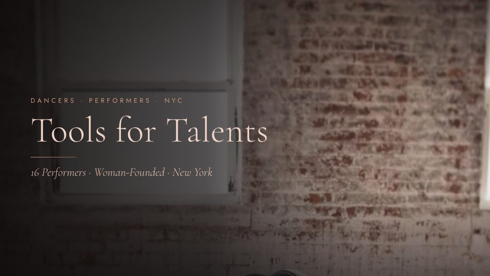 Tools for Talents